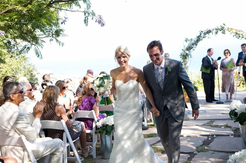 . . .  But there's something special about seeing each other for the first time during the ceremony.