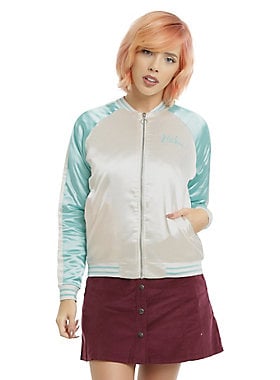 Spirited Away Haku Satin Bomber Jacket