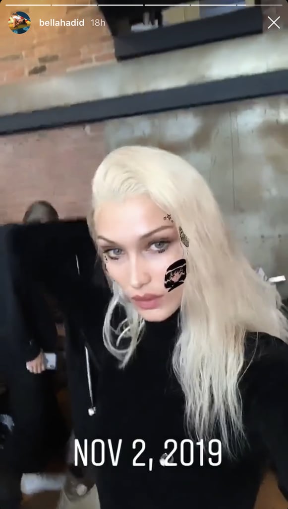 Pictures of Bella Hadid With Platinum Blond Hair