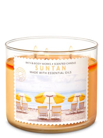 Bath & Body Works Suntan 3-Wick Candle
