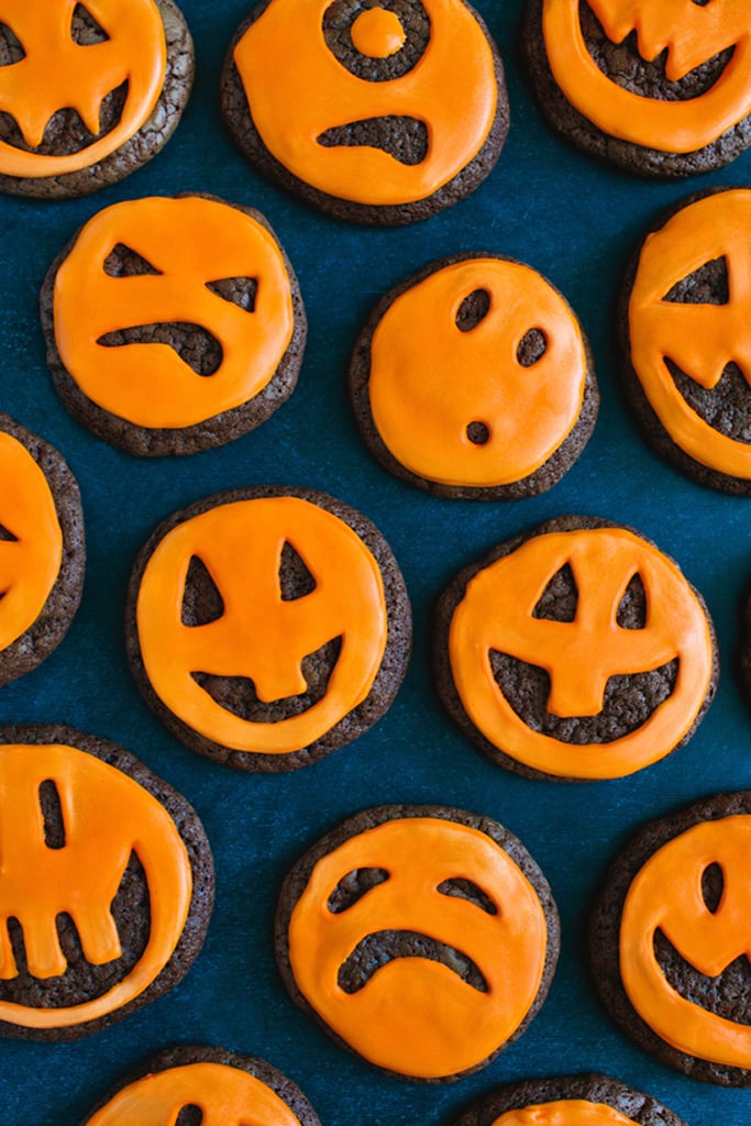 Jacko'Lantern Chocolate Cookies Halloween Desserts POPSUGAR Food