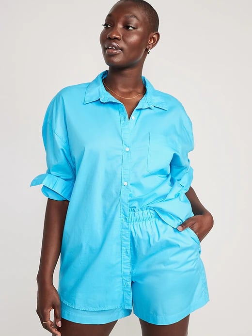 Old Navy Oversized Poplin Boyfriend Shirt