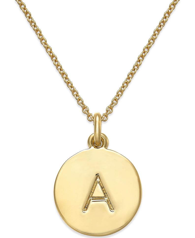 Kate Spade New York 12k Gold-Plated Initials Pendant Necklace