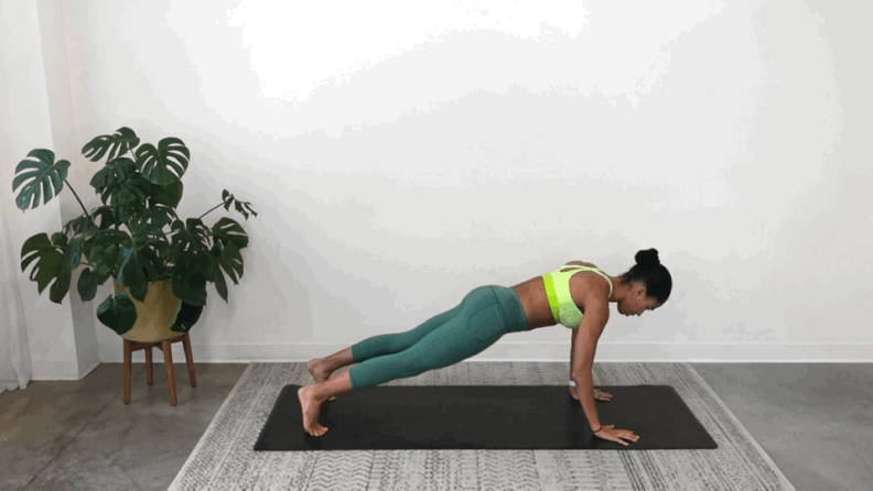 Push-Up to Side Plank Hip Dip