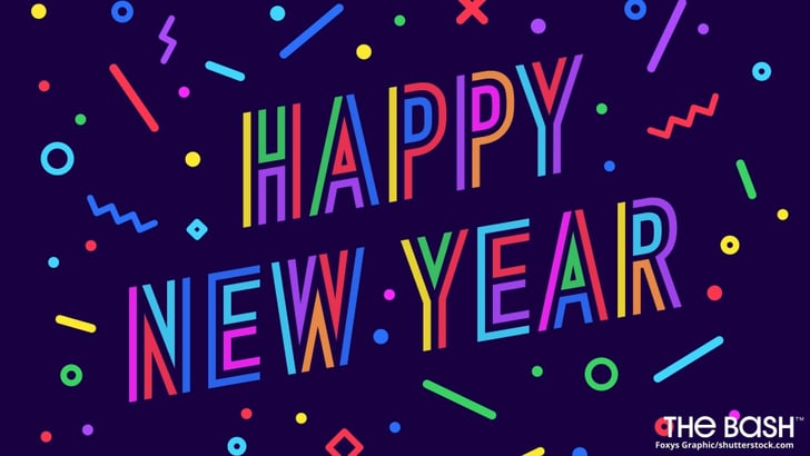 Colorful Happy New Year Zoom Background | Download Free New Year's Eve