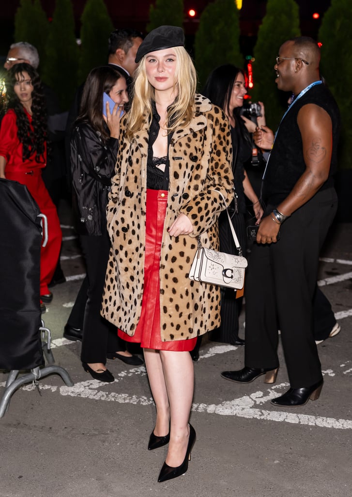 Elle Fanning at the Coach Runway Show, September 2026