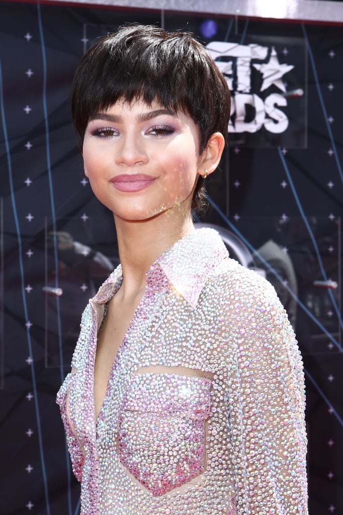 Zendaya's Sparkly Pink Eye Shadow at the BET Awards in 2015