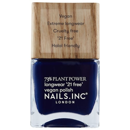 Cancer (June 21-July 22): Deep-Blue Nail Polish