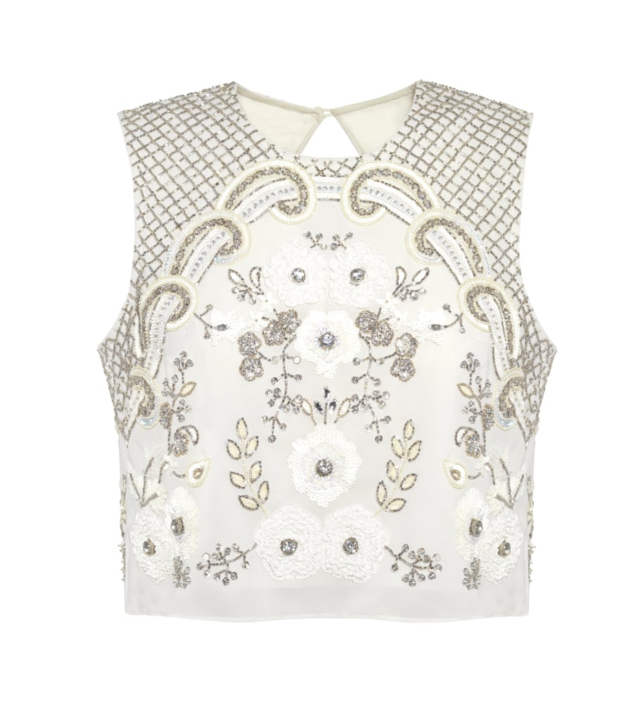 Embellished chiffon top ($230)