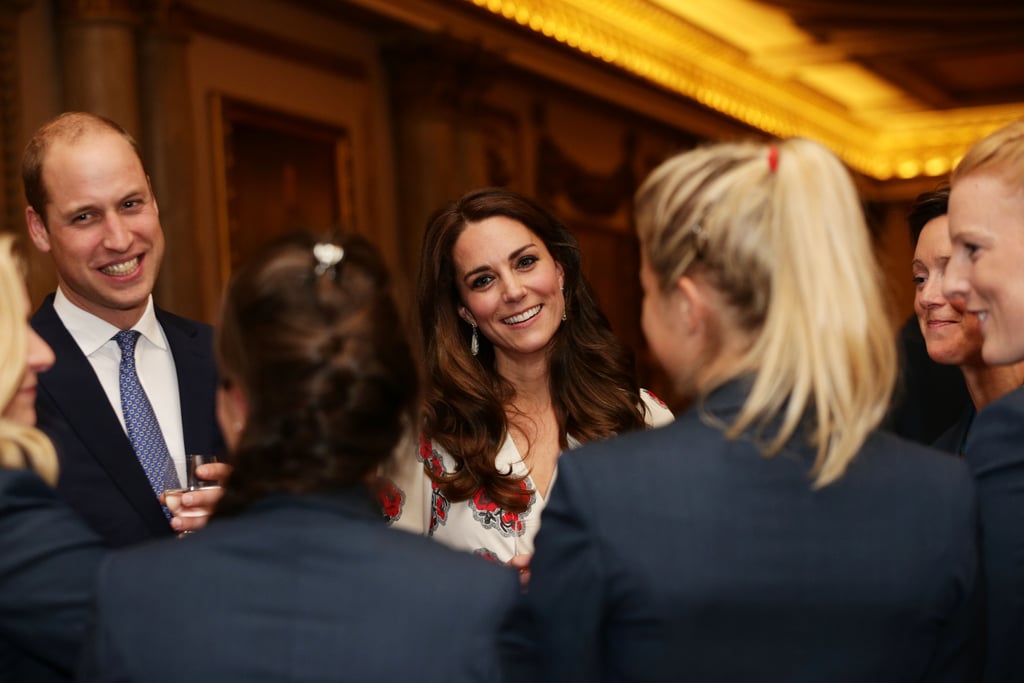 Prince William and Kate Middleton at Olympic Reception 2016