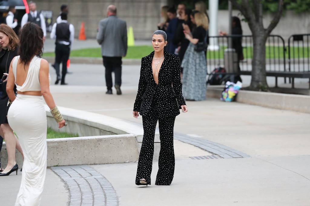 Kourtney Kardashian Embellished Suit CFDA Awards 2018