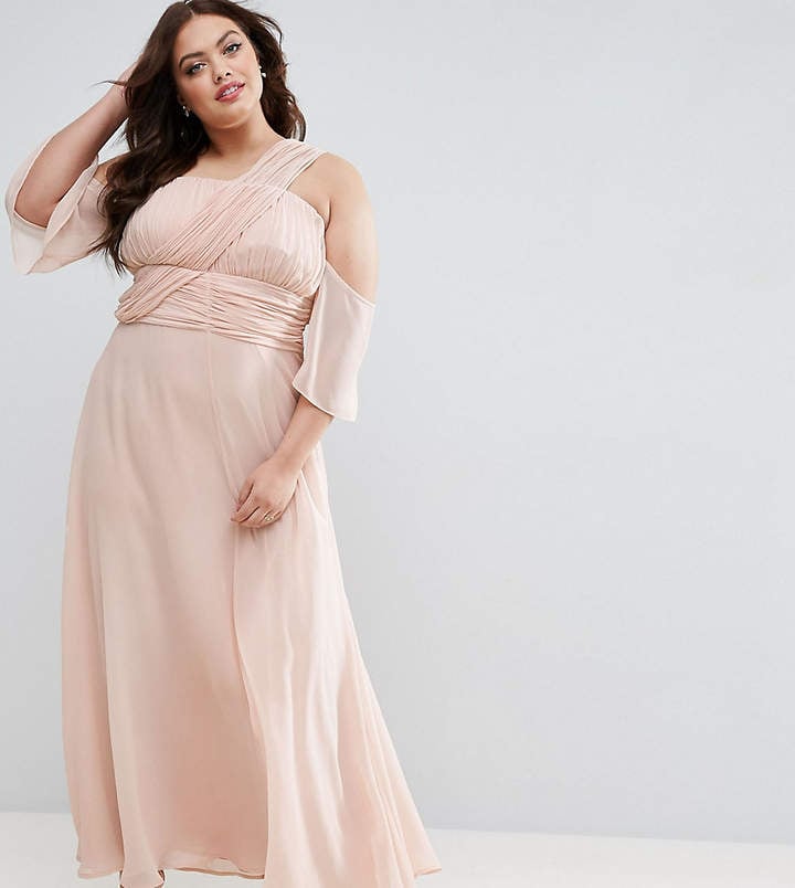 ASOS Wedding One Shoulder Maxi Dress 40 Gorgeous Wedding Dresses