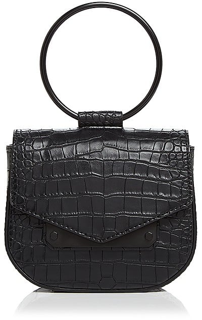 Nasty Gal's Ring Leader embossed crossbody bag ($78) makes the perfect going-out carry-all.