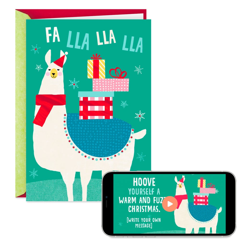 Fa Lla Lla Lla Llama Hallmark Video Greeting Card