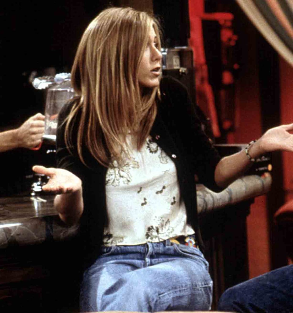 Rachel Green Wearing a Silk Printed Cami on Friends