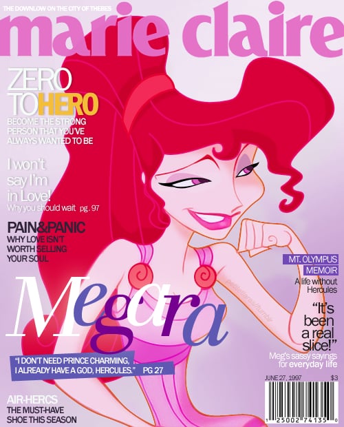 Magazine Cover Meg Magazine Cover Meg