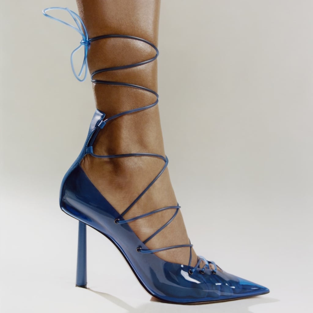 Fenty Corset Pumps 105 Electric Blue Rihanna s Brand Fenty