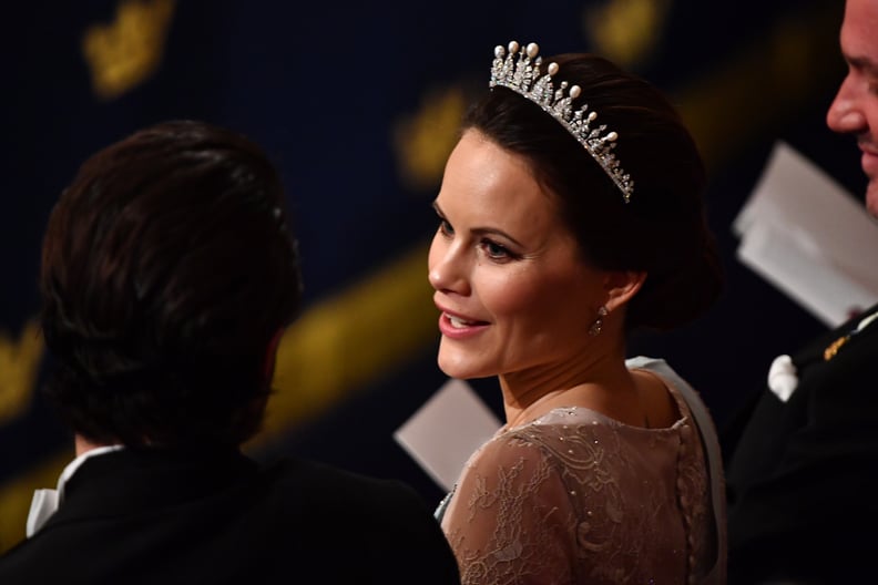 Princess Sofia of Sweden Wearing Her Wedding Tiara With Pearls in 2017