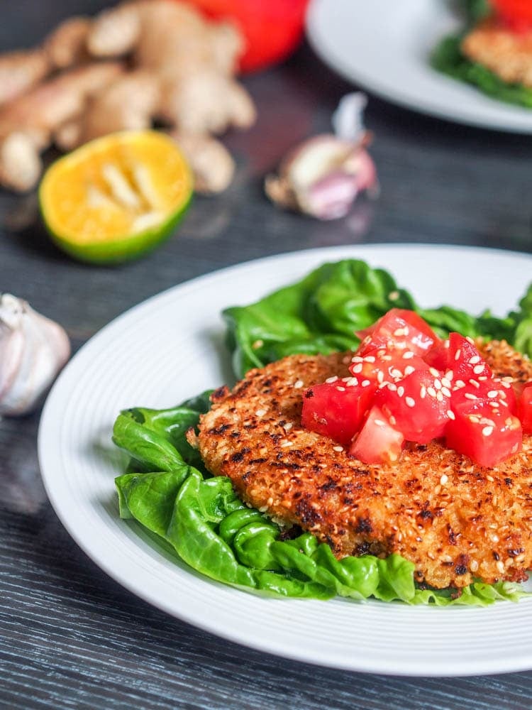 Vegan Thai Veggie Burger