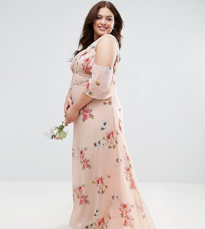  Asos  Wedding  One Shoulder Maxi Dress  Plus Size Wedding  