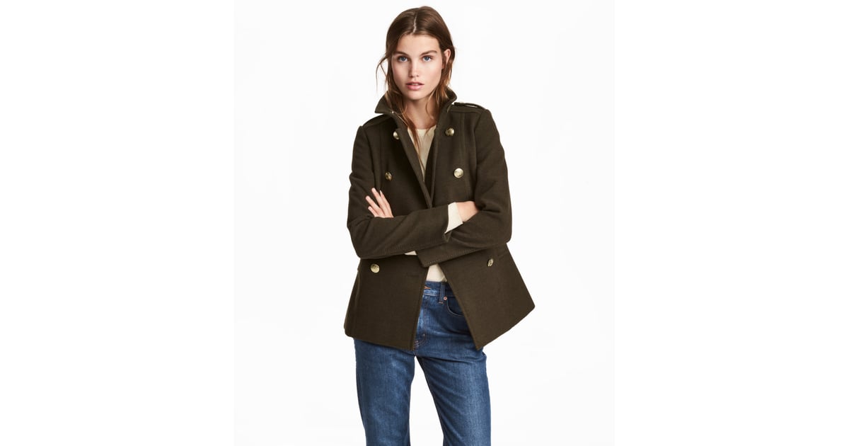 h&m maxi coat