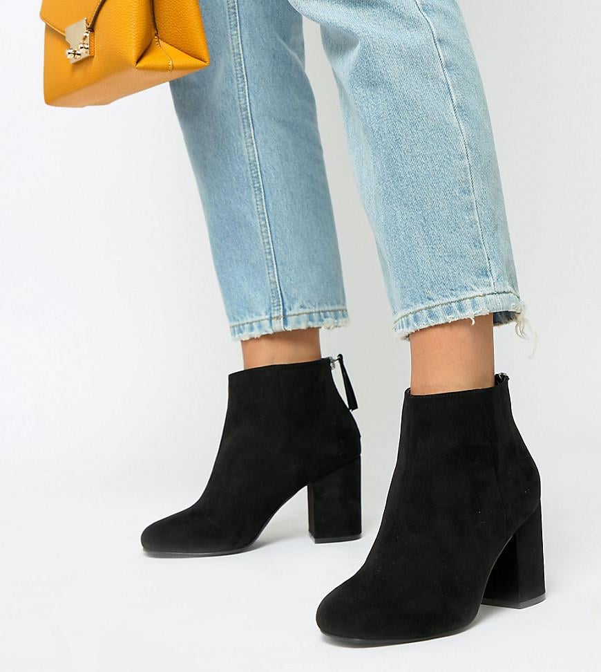 comfy wide fit ankle boots