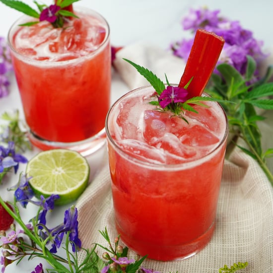 Raspberry Rhubarb CBD Spritz Recipe