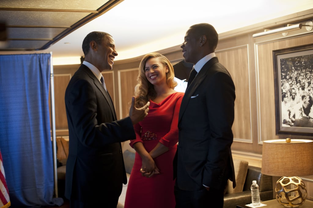 Beyoncé and Jay Z were all smiles when the couple hosted a fundraiser for President Obama in New York in September 2012.