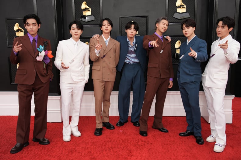 BTS at the 2022 Grammys