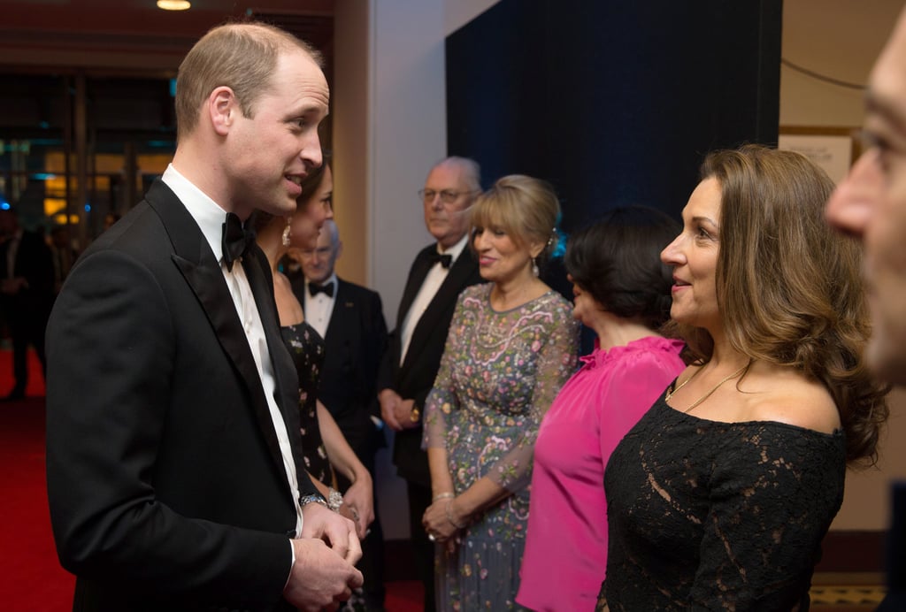 Prince William and Kate Middleton at the BAFTA Awards