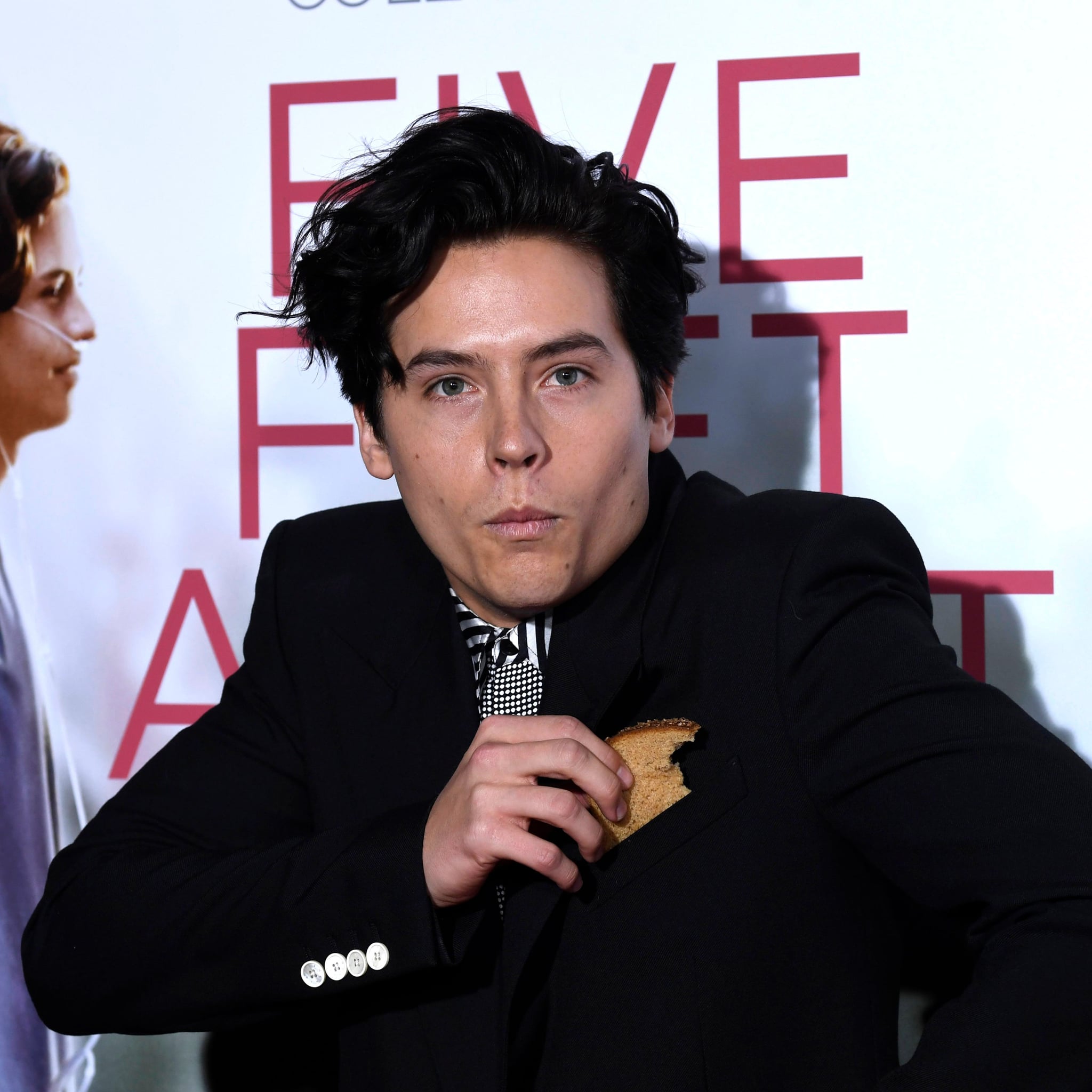 Cole Sprouse Brings Bread To Five Feet Apart Premiere Popsugar