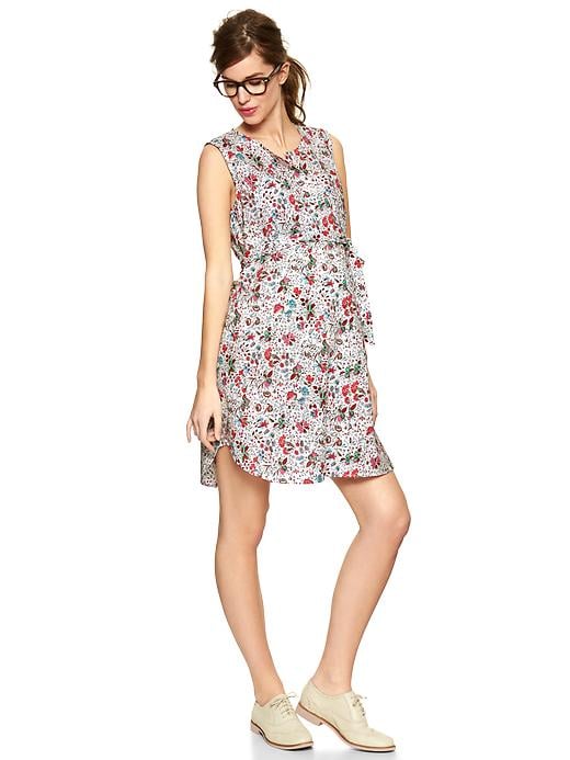 Gap Floral Print Shirtdress