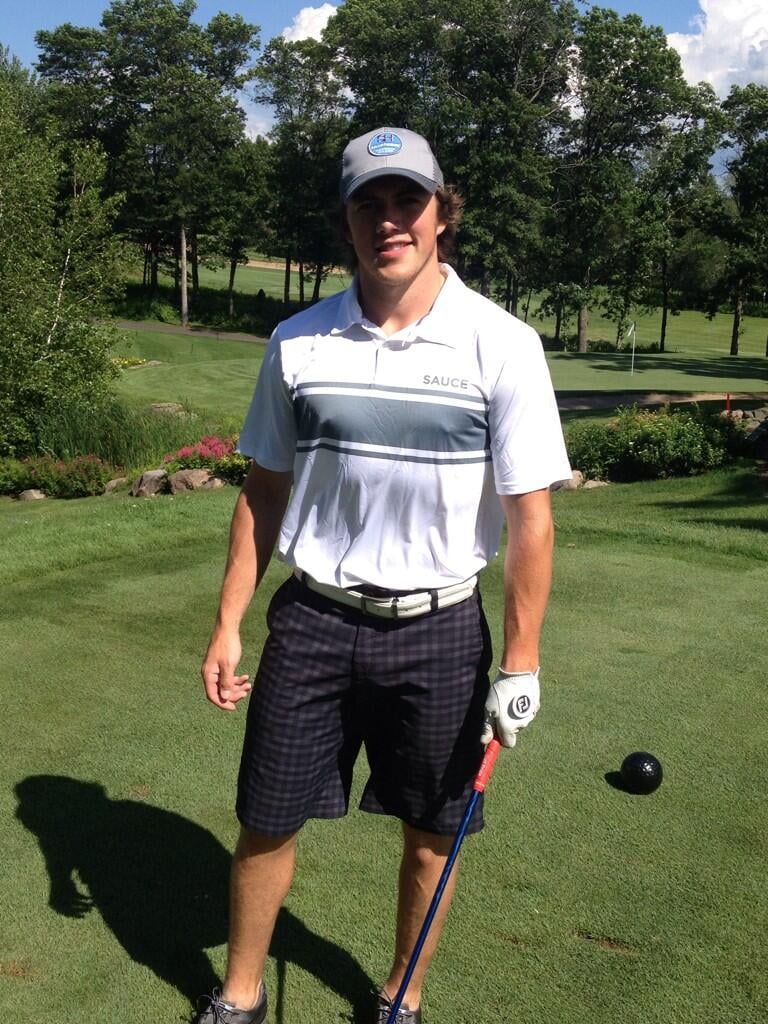 But whatever, because he looks good while playing sports, like golfing.