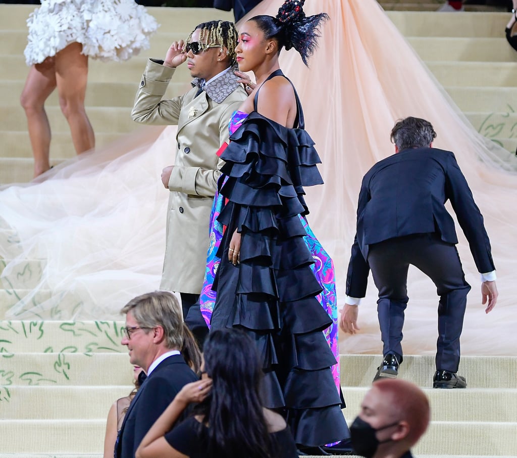 Naomi Osaka and Cordae at the Met Gala 2021