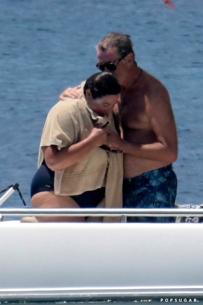 Pierce Brosnan and Keely Smith in Italy June 2017