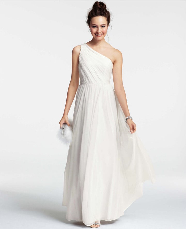 silk georgette gown