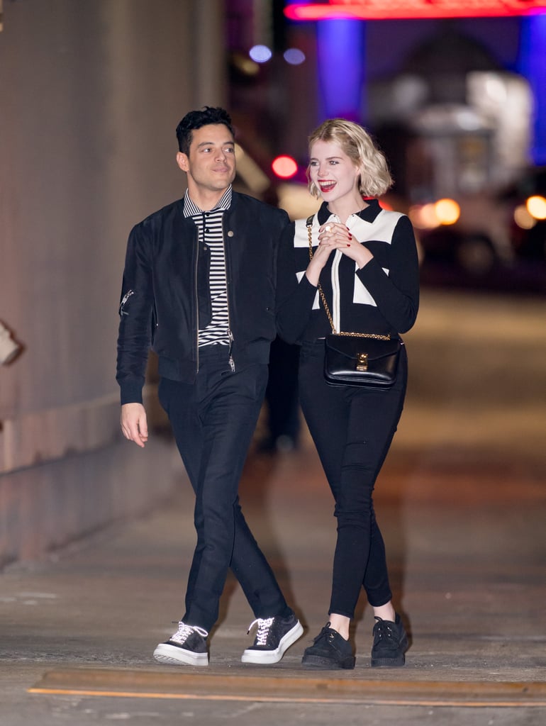 Rami Malek and Lucy Boynton Out in LA January 2019
