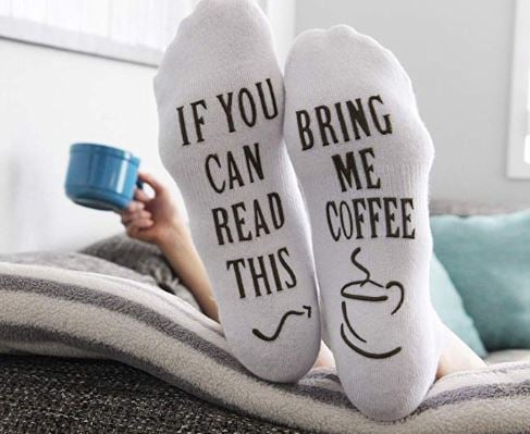 "Bring Me Coffee" Socks