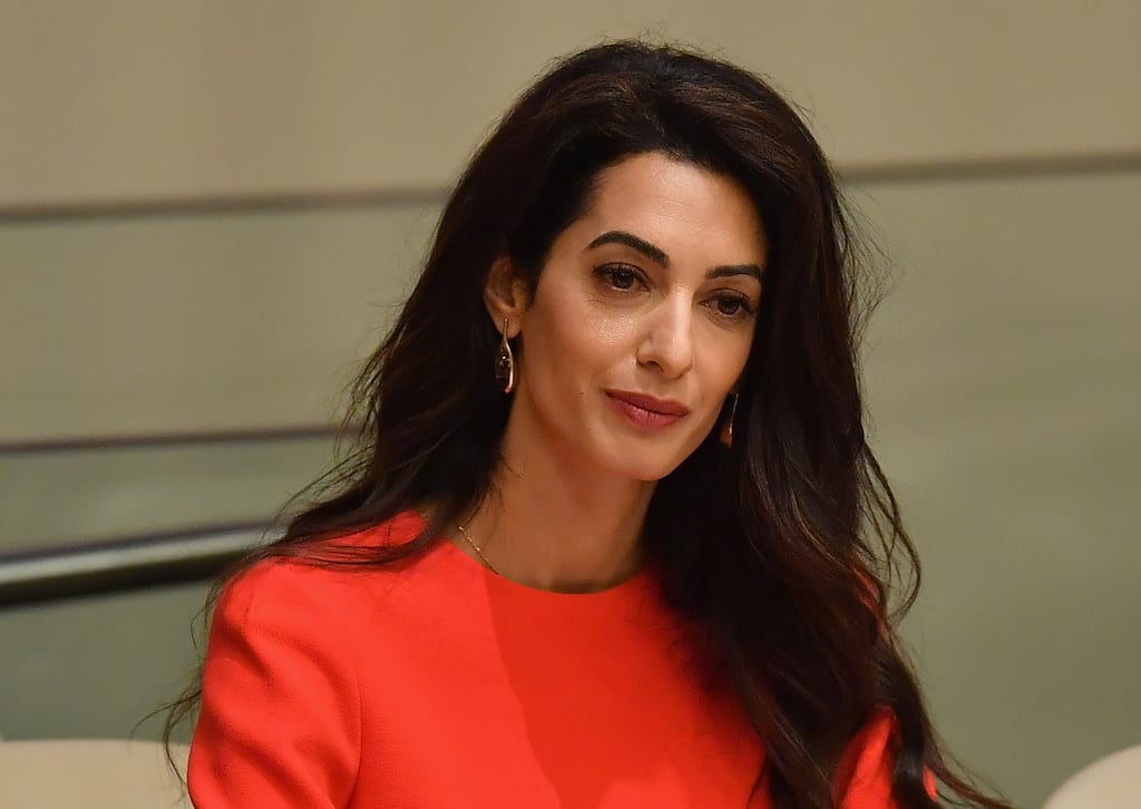 Amal Clooney Red Dress September 2018