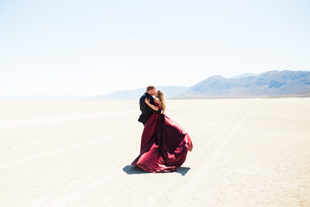 Sexy Desert Engagement Photo Shoot