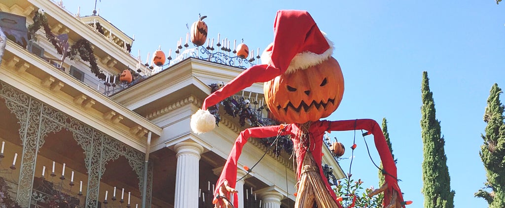 Disneyland Haunted Mansion as Nightmare Before Christmas
