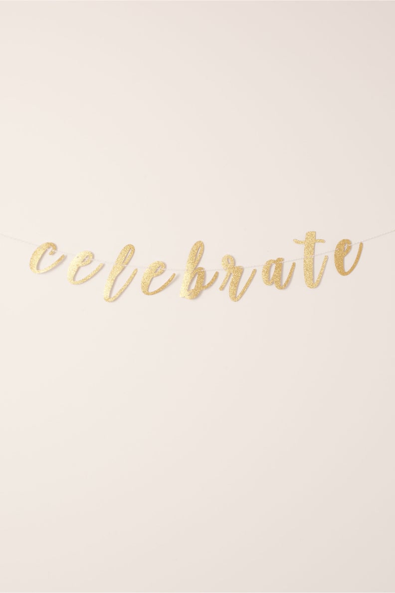 Glitter Celebrate Banner