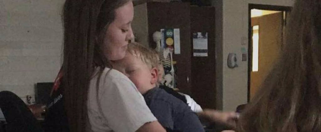 Teen Takes Toddler Brother to Class With Her