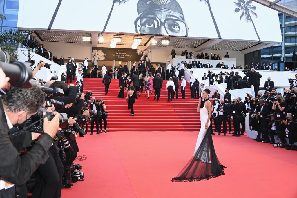 See Bella Hadid's White Jean Paul Gaultier Dress at Cannes