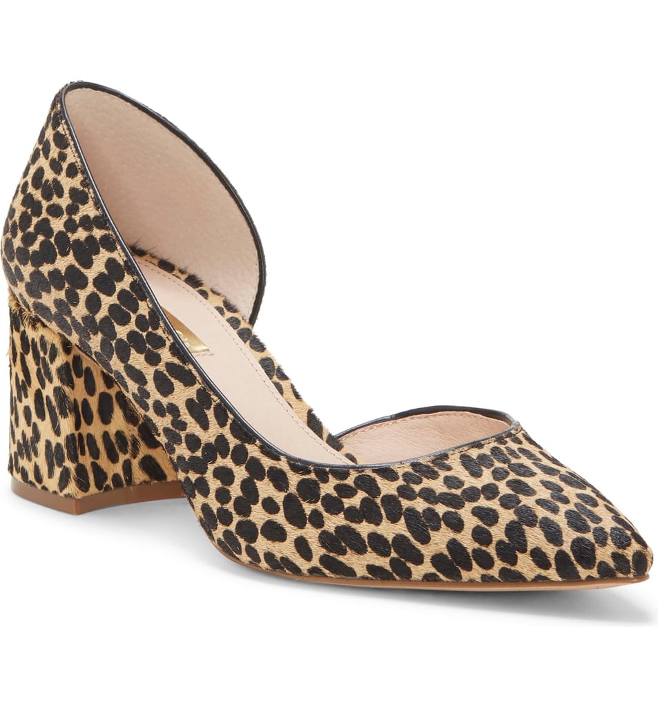 Louise et Cie Jolon Half d'Orsay Genuine Calf Hair Pump