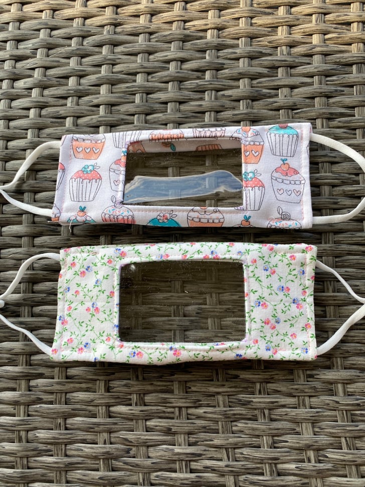 Kids' Cotton Lip Reading Face Masks Clear Face Masks For Kids