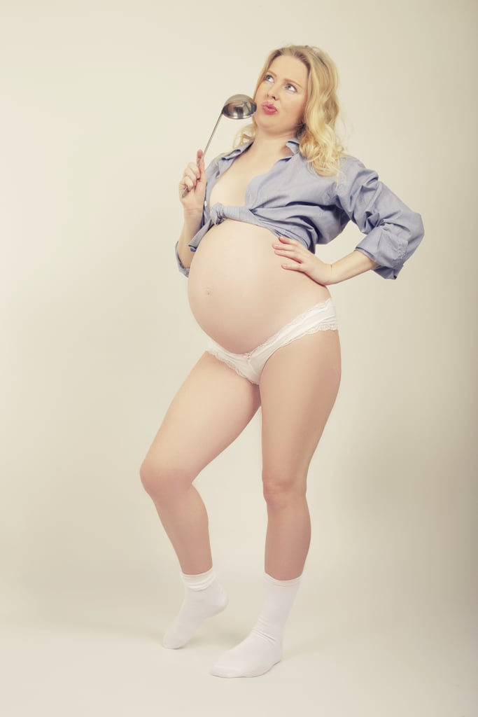 Funny Pregnancy Stock Photos