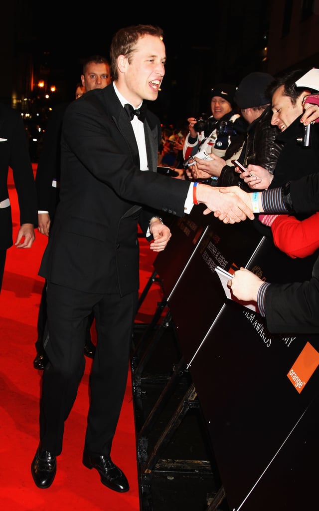 Prince William and Kate Middleton at the BAFTA Awards