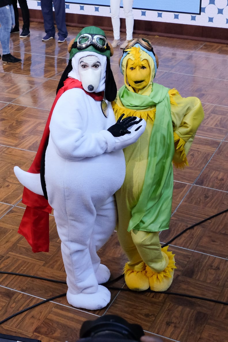 Hoda Kotb as Snoopy and Kathie Lee Gifford as Woodstock