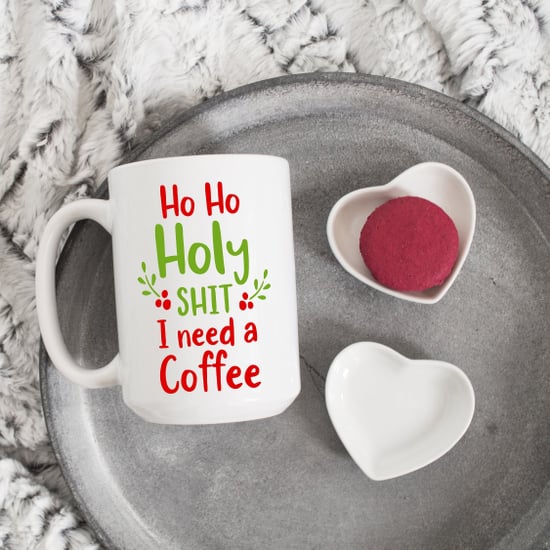 Curse-Word Holiday Coffee Mugs